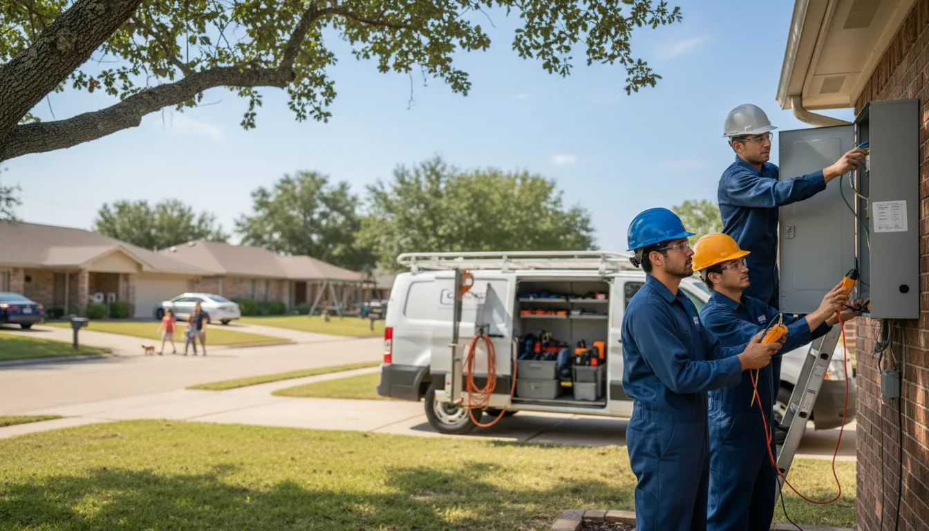 Certified electrician providing emergency electrical services in Donnybrook, ND